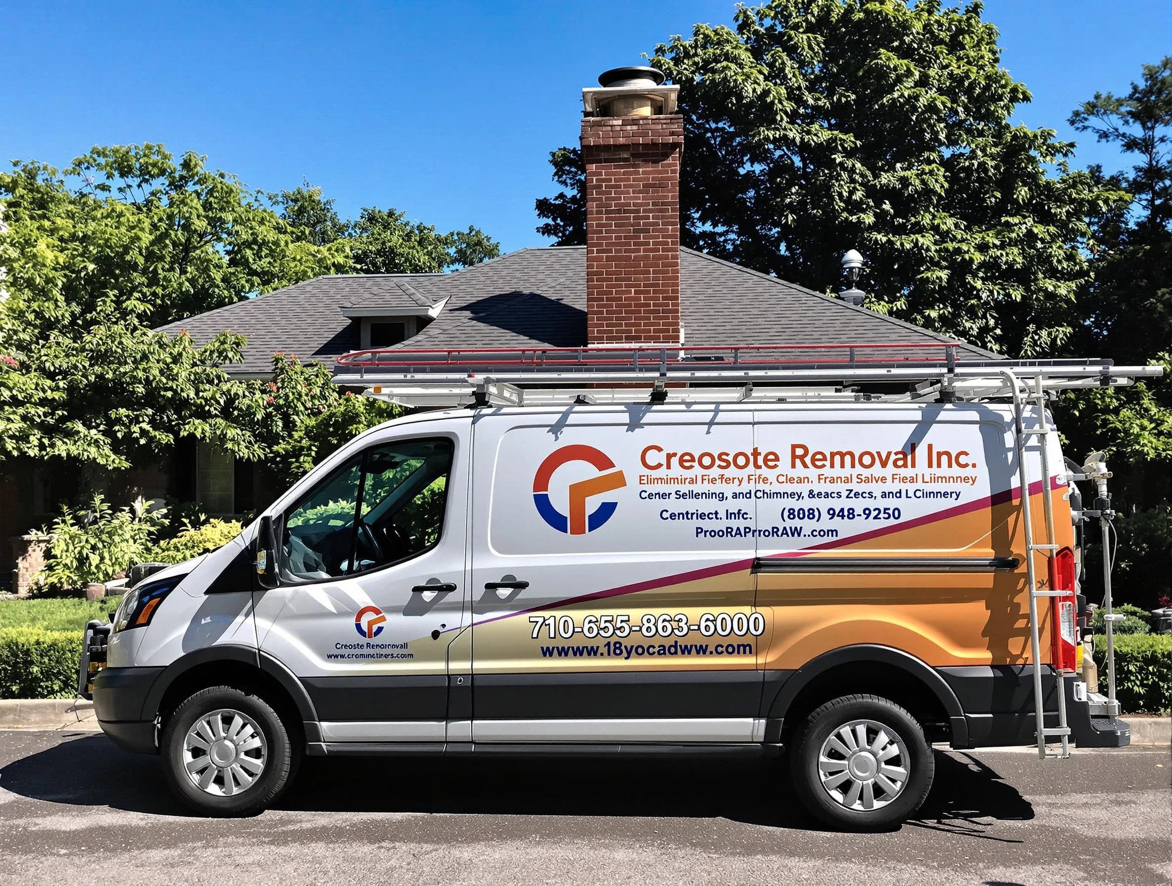 West Point Chimney Sweep technician removing creosote safely in West Point, UT