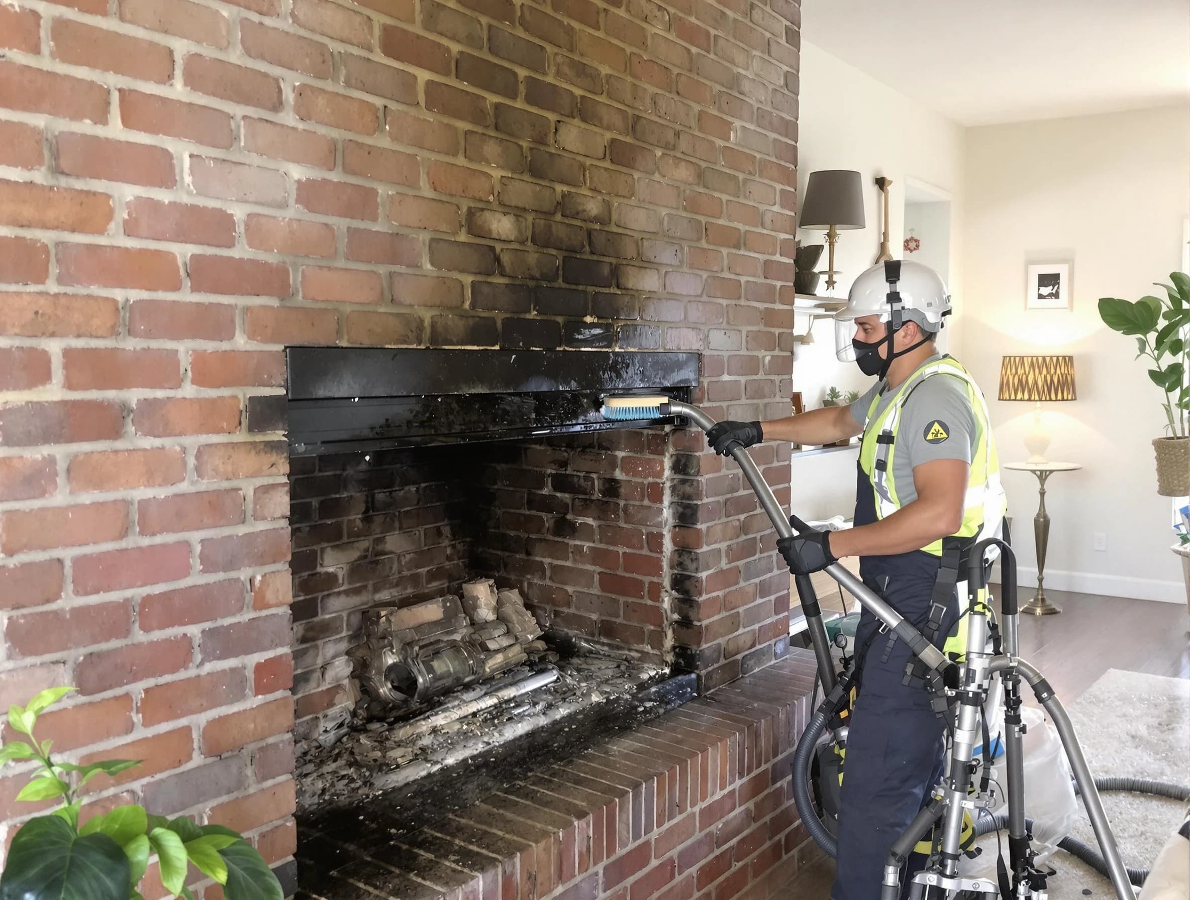 West Point Chimney Sweep providing fireplace cleaning services in West Point, UT
