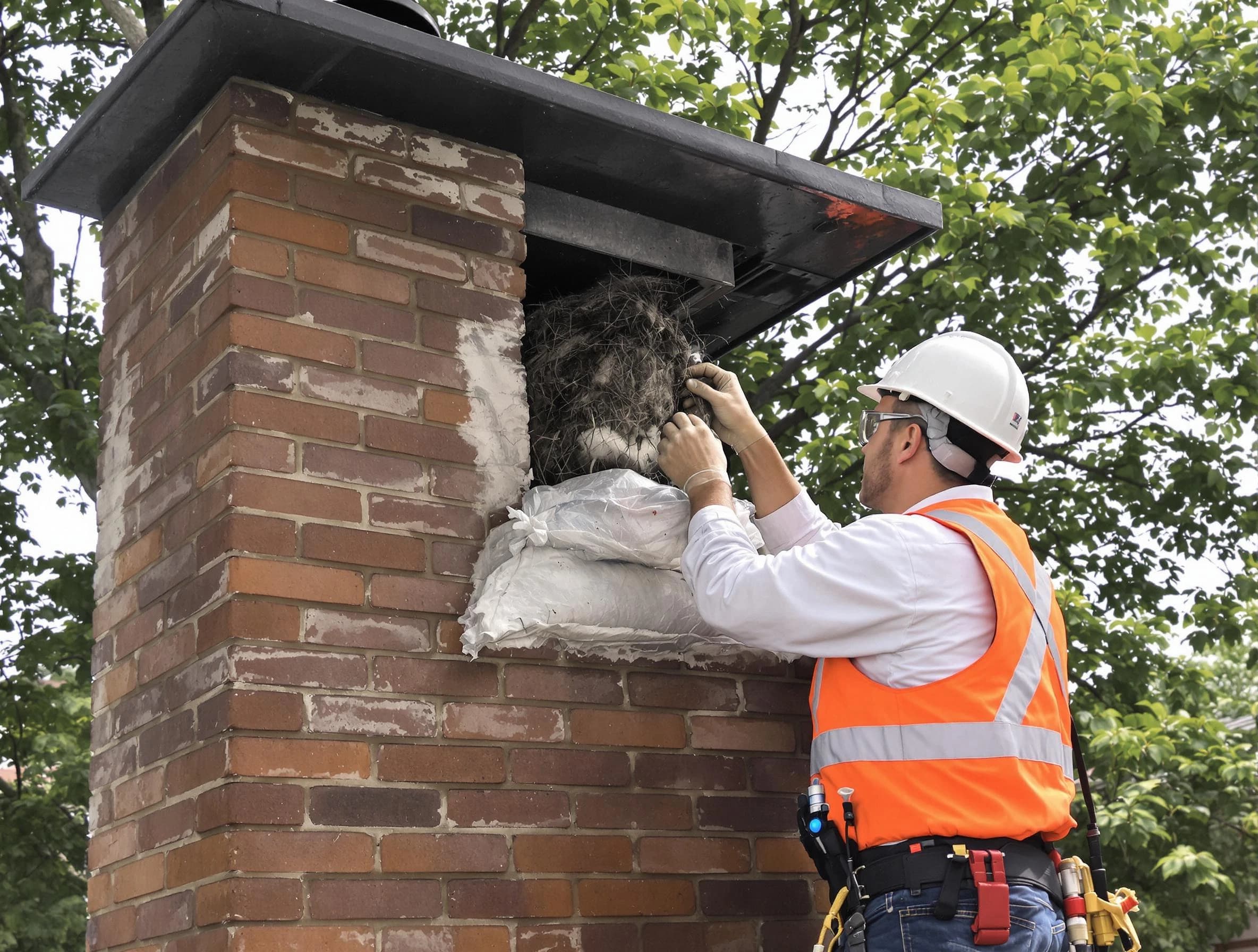Humane removal of debris and animals by West Point Chimney Sweep in West Point, UT