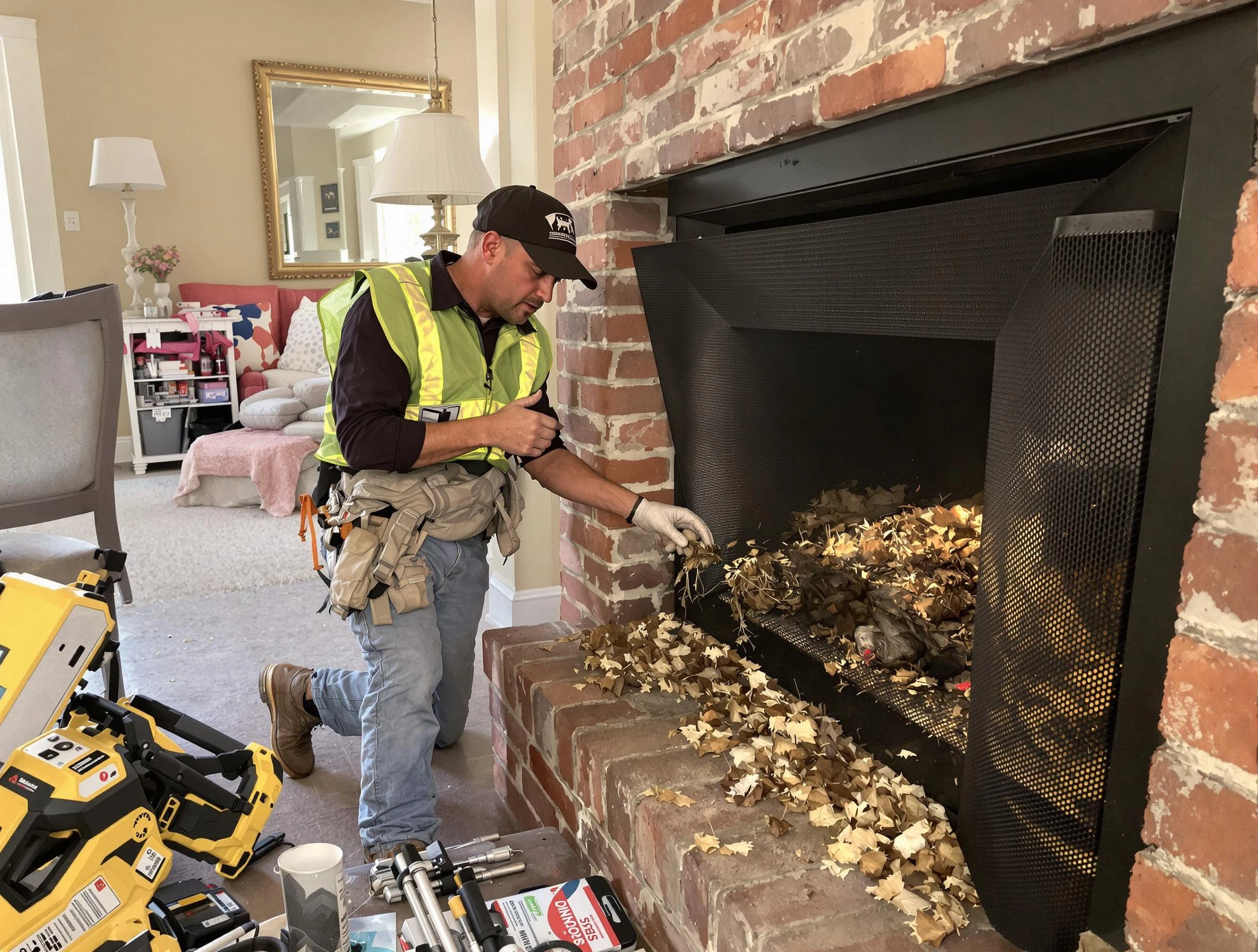 Safe screening installation by West Point Chimney Sweep in West Point, UT