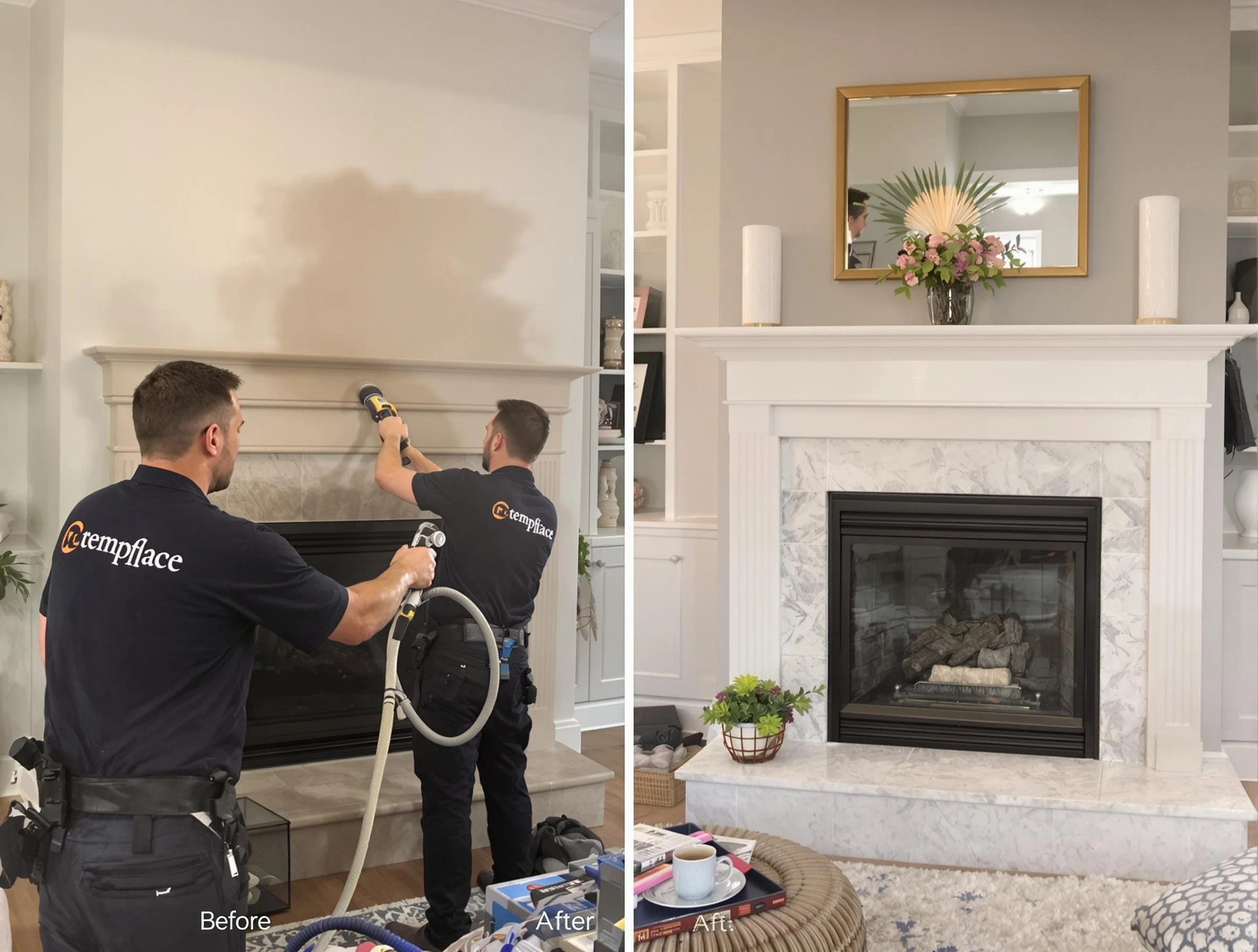 Professional soot removal by West Point Chimney Sweep team in West Point, UT